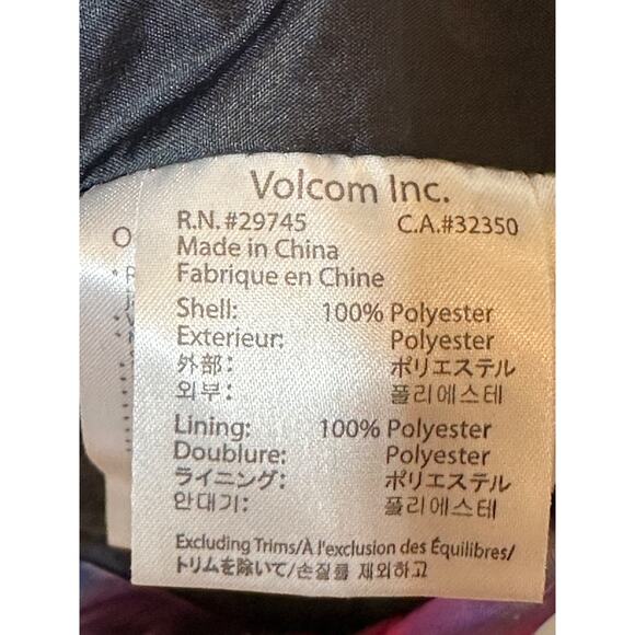 Volcom ZEEZ Plaid Jacket Women’s S Waterproof Snowboard Ski Streetwear - Picture 8 of 13